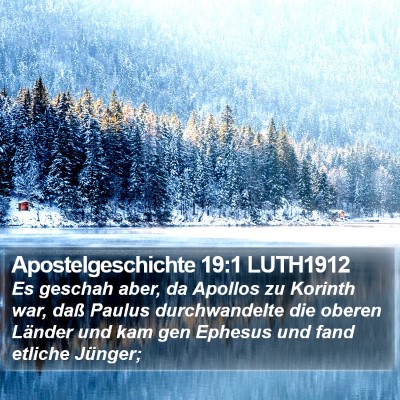 Apostelgeschichte 19:1 LUTH1912 Bible Verse Image