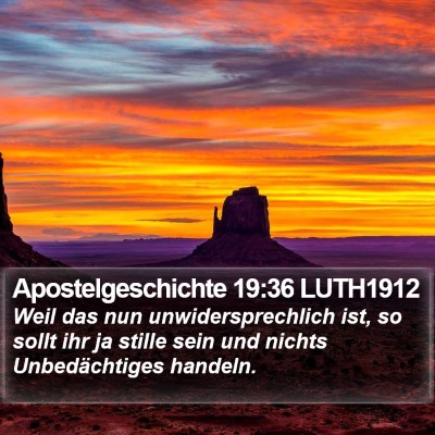 Apostelgeschichte 19:36 LUTH1912 Bible Verse Image