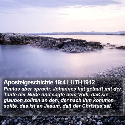 Apostelgeschichte 19:4 LUTH1912 Bible Verse Image