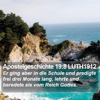 Apostelgeschichte 19:8 LUTH1912 Bible Verse Image