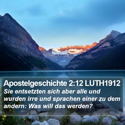 Apostelgeschichte 2:12 LUTH1912 Bible Verse Image