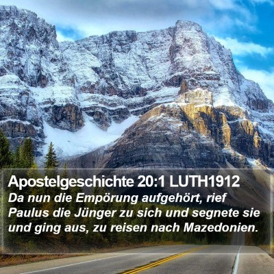 Apostelgeschichte 20:1 LUTH1912 Bible Verse Image