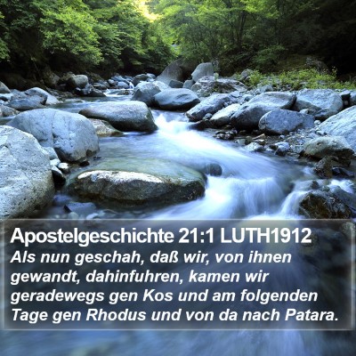 Apostelgeschichte 21:1 LUTH1912 Bible Verse Image