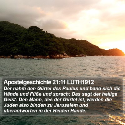 Apostelgeschichte 21:11 LUTH1912 Bible Verse Image