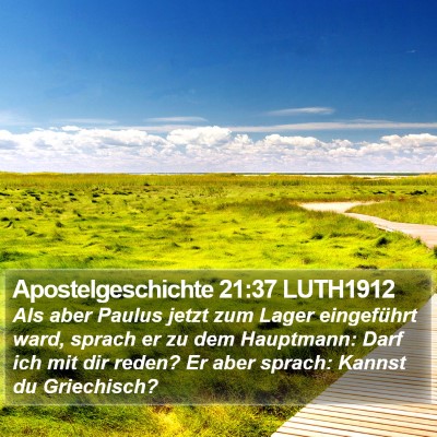 Apostelgeschichte 21:37 LUTH1912 Bible Verse Image