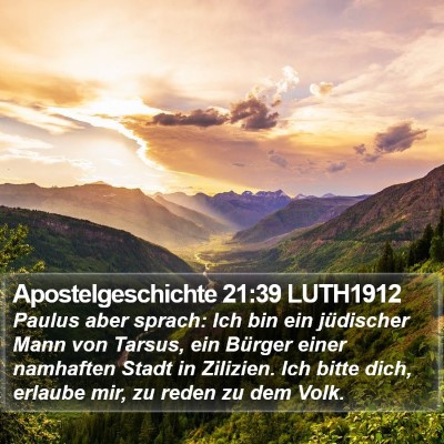 Apostelgeschichte 21:39 LUTH1912 Bible Verse Image