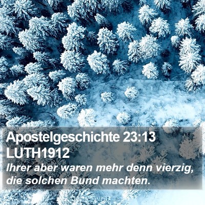 Apostelgeschichte 23:13 LUTH1912 Bible Verse Image