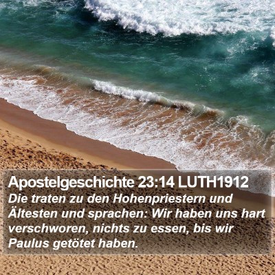 Apostelgeschichte 23:14 LUTH1912 Bible Verse Image