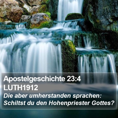 Apostelgeschichte 23:4 LUTH1912 Bible Verse Image