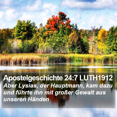 Apostelgeschichte 24:7 LUTH1912 Bible Verse Image
