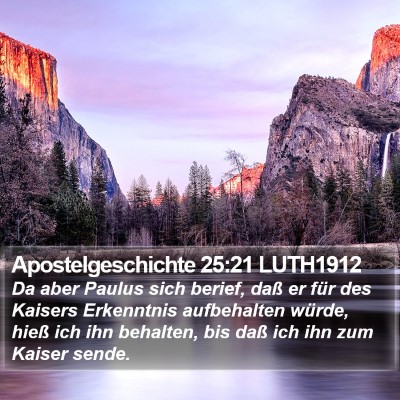 Apostelgeschichte 25:21 LUTH1912 Bible Verse Image