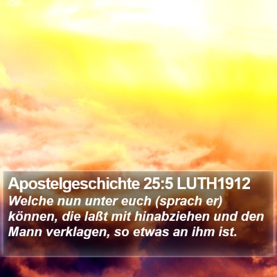 Apostelgeschichte 25:5 LUTH1912 Bible Verse Image