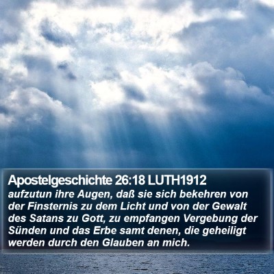 Apostelgeschichte 26:18 LUTH1912 Bible Verse Image