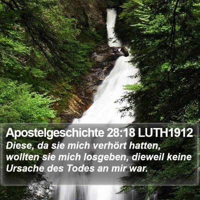 Apostelgeschichte 28:18 LUTH1912 Bible Verse Image