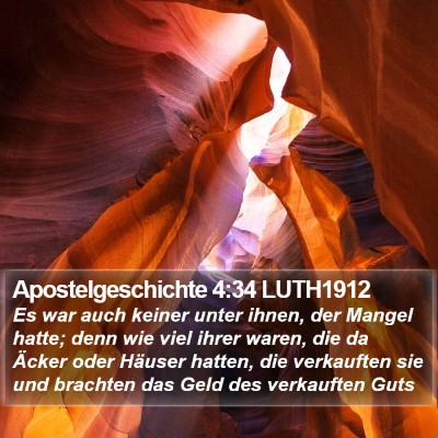 Apostelgeschichte 4:34 LUTH1912 Bible Verse Image
