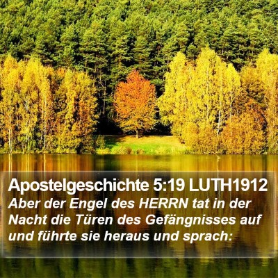 Apostelgeschichte 5:19 LUTH1912 Bible Verse Image