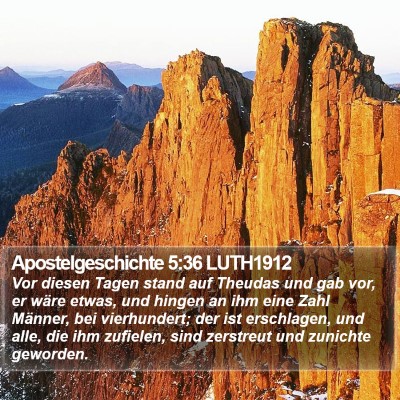 Apostelgeschichte 5:36 LUTH1912 Bible Verse Image