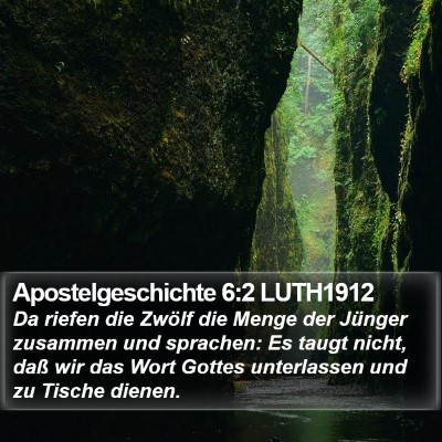 Apostelgeschichte 6:2 LUTH1912 Bible Verse Image