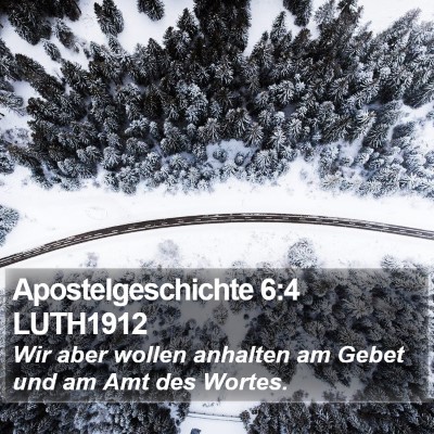 Apostelgeschichte 6:4 LUTH1912 Bible Verse Image