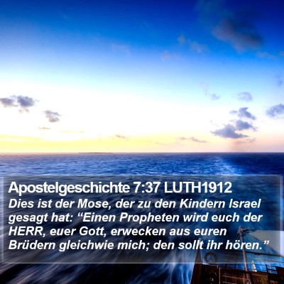 Apostelgeschichte 7:37 LUTH1912 Bible Verse Image