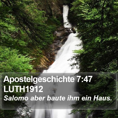 Apostelgeschichte 7:47 LUTH1912 Bible Verse Image