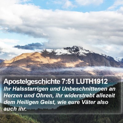 Apostelgeschichte 7:51 LUTH1912 Bible Verse Image