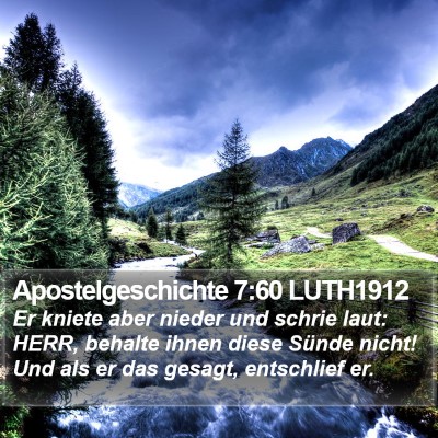 Apostelgeschichte 7:60 LUTH1912 Bible Verse Image