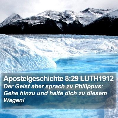Apostelgeschichte 8:29 LUTH1912 Bible Verse Image