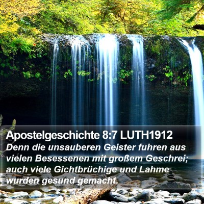 Apostelgeschichte 8:7 LUTH1912 Bible Verse Image