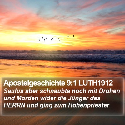 Apostelgeschichte 9:1 LUTH1912 Bible Verse Image