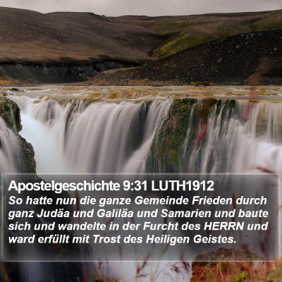 Apostelgeschichte 9:31 LUTH1912 Bible Verse Image