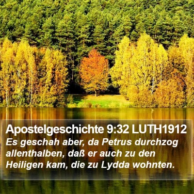 Apostelgeschichte 9:32 LUTH1912 Bible Verse Image