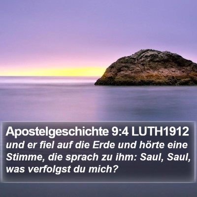 Apostelgeschichte 9:4 LUTH1912 Bible Verse Image