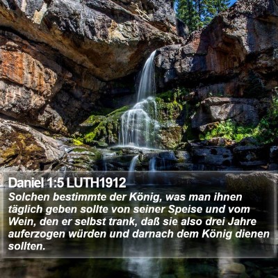 Daniel 1:5 LUTH1912 Bible Verse Image