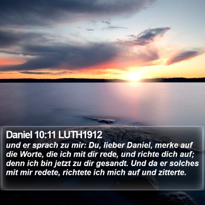 Daniel 10:11 LUTH1912 Bible Verse Image