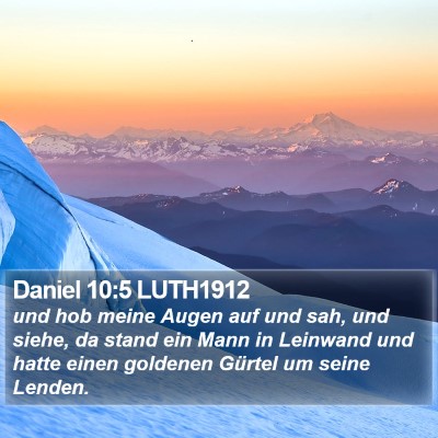 Daniel 10:5 LUTH1912 Bible Verse Image