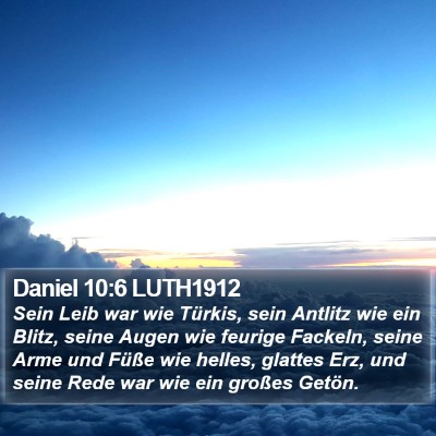 Daniel 10:6 LUTH1912 Bible Verse Image