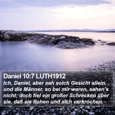Daniel 10:7 LUTH1912 Bible Verse Image