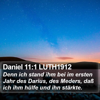Daniel 11:1 LUTH1912 Bible Verse Image