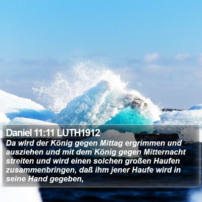Daniel 11:11 LUTH1912 Bible Verse Image