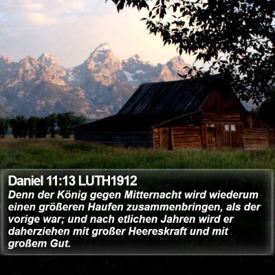 Daniel 11:13 LUTH1912 Bible Verse Image