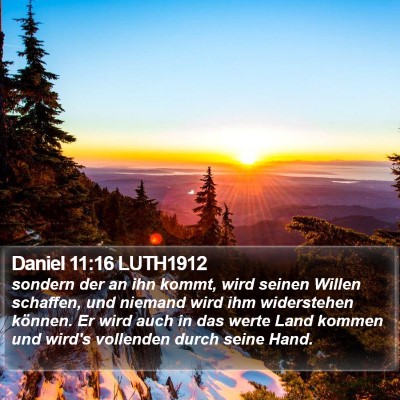 Daniel 11:16 LUTH1912 Bible Verse Image