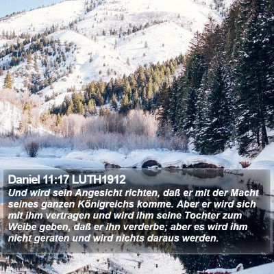Daniel 11:17 LUTH1912 Bible Verse Image