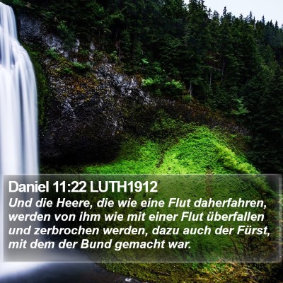 Daniel 11:22 LUTH1912 Bible Verse Image