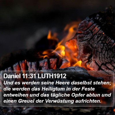 Daniel 11:31 LUTH1912 Bible Verse Image