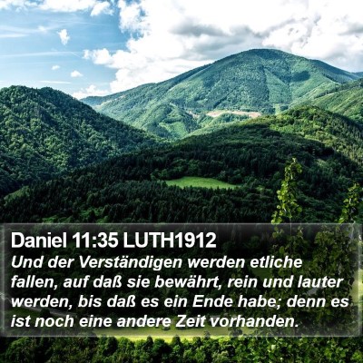 Daniel 11:35 LUTH1912 Bible Verse Image