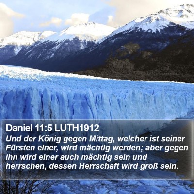 Daniel 11:5 LUTH1912 Bible Verse Image