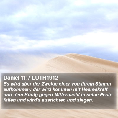 Daniel 11:7 LUTH1912 Bible Verse Image