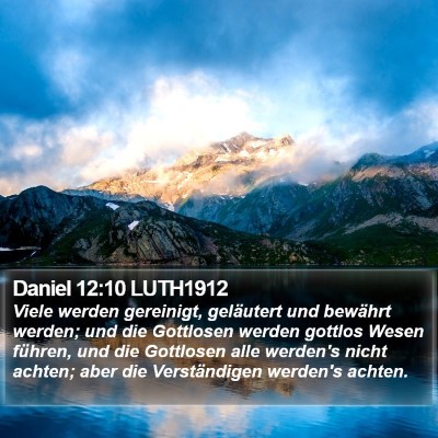 Daniel 12:10 LUTH1912 Bible Verse Image