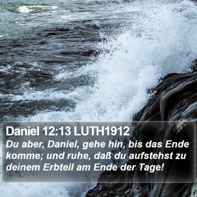 Daniel 12:13 LUTH1912 Bible Verse Image